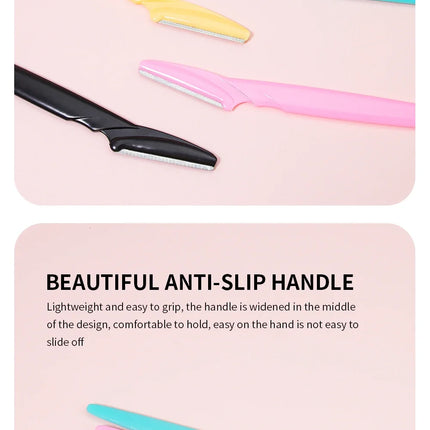Makeup Tools Eyebrow Trimmer Knives Portable Face Razor Hair Remover Cutter Brow Epilation Hair Removal Eye Shaver Blades