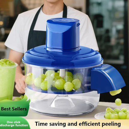Automatic Electric Grape Peeler Machine Hands Free Skin Remover for Berries Fruits Fruit Prep Tool Effortless Peeling