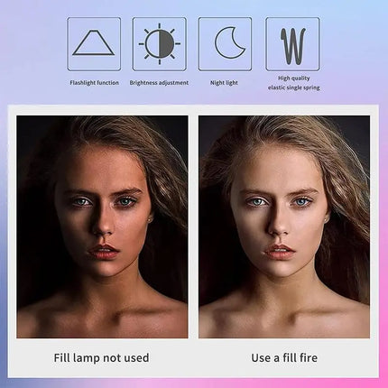 Portable LED Lamp Phone Live Video Beauty Light Universal Mobile Phone Selfie Fill Light USB Charge Photography Clip Fill Light