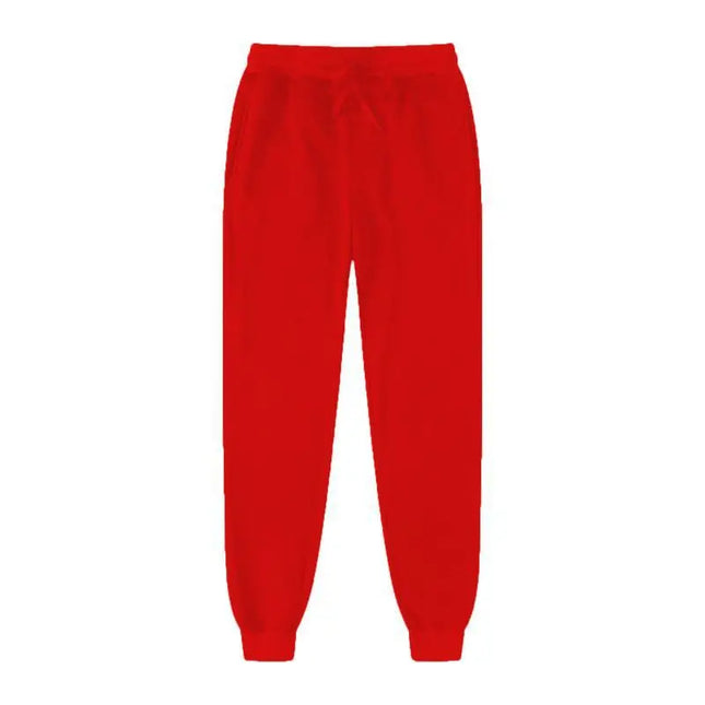 2026 Men's New Casual Sports Pants Fashion Solid Color Loose Pants Street Wear Autumn/Winter Slow Running Fitness Pants
