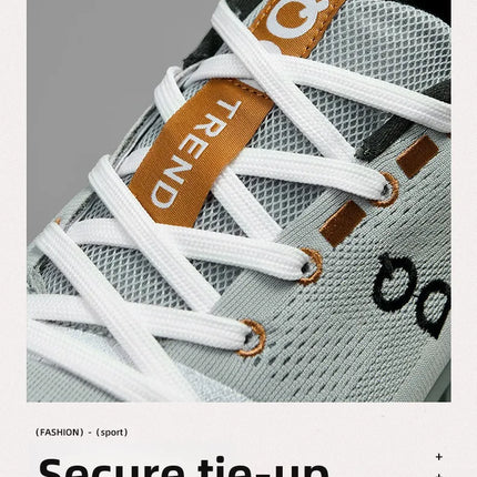 Men's Running Shoes Breathable Lightweight Comfortable Soft Bottom Casual Sports Sneakers Fashionable Shock Absorption