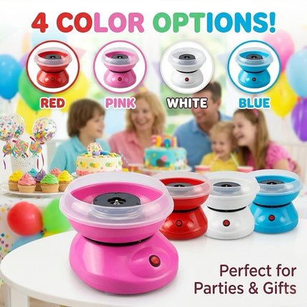 Compact 450W Cotton Candy Machine for Kids Home Use Electric Sugar Spinning Maker DIY Sweet Floss Tool 220V Separate Plug