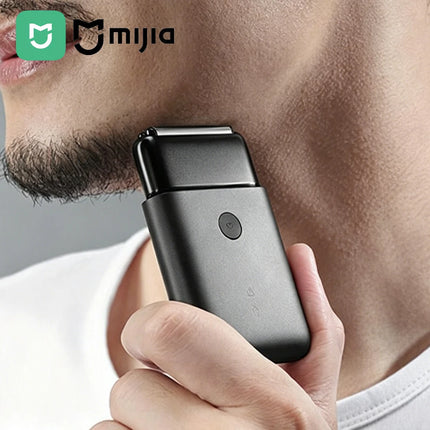 Mijia Electric Shaver Reciprocating Dual Cutter Blade High-Speed Motor Magnetic Suction IPX7 Waterproof Portable Razor