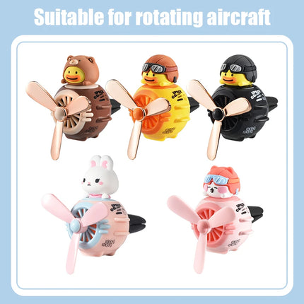 Just Refills No Plane & Pilot! dog bear car air freshener vent replacement tablets solid fragrance aroma perfume pads supplement