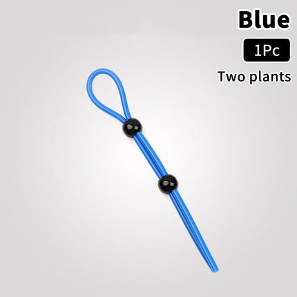 Adjustable Colorful Ejaculation Delay Erection Rings Rope Binding Ball Stretcher Sperm Penis Ring Male Lock Rope Adult Sex Toys