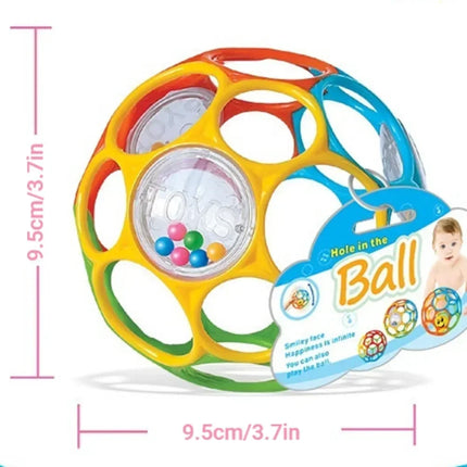 Baby Toy Soft Newborn Grasping Teethers Hand Bell Sensory Toys Rattles Kids Educational Toys for 0-12 Months Children Playing