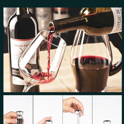 Hand Movement Bottle Opener Classic And Practical Stainless Steel Wine Opener Portable Wine Cork Remover Kitchen Gadgets