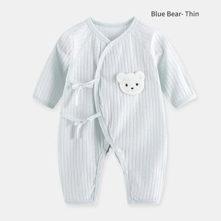 Bear Newborn Baby Clothes New Born Baby Jumpsuit for Boys Girls Cotton Toddler Rompers with Hat Bebe Outfits One-Piece Pajamas