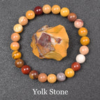 41 Yolk Stone / 17cm-6.7inch / 6mm beads