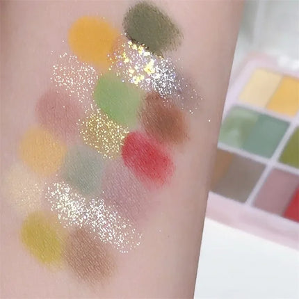 18Color Eyeshadow Palette Gliter for Eyes Shadow Palette Long Lasting Korean Eye MakeUp Eyeshadow Palette Cosmetics Eye Shadow