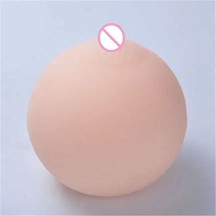 2/1pcs Silicone Artificial Breast Fake Breast  Male Masturbation Breast Pressure Squeeze Ball Adult Products Vagina for Sex Toys
