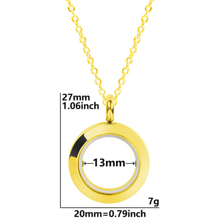 High Fashion Twist Locket Pendant Necklaces For Women Men Jewelry Memory Photo Floating Charm DIY Stainless Steel Lockets Gift