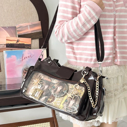 Original Daily underarm bags Versatile Messenger bags Transparent Bag for Female handbag designer bag