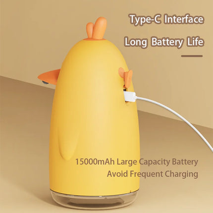New Automatic Soap Dispenser Automatic Hand Sanitizer Foam Smart Hand Wash Machine 300ml Rechargeable Bathroom Induction Sensor