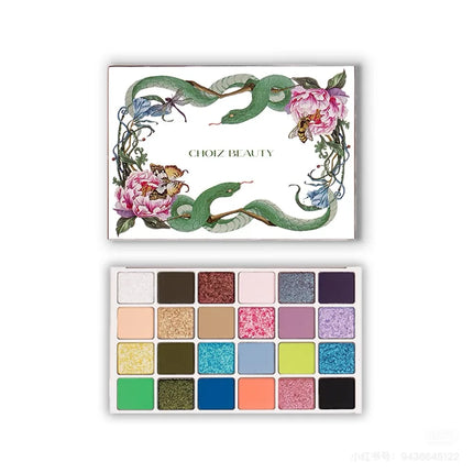 CHOIZ BEAUTY 24 Colors Eyeshadow Palette Powder Matte Nude Soft High Colors Eye Shadow Chameleon Longlasting Eye Makeup
