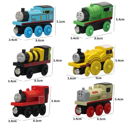 Thomas And Friends Wooden Train Pocket Toy Gorden Diesel Molley Lady Toby Rail Thomas Train Model Toy For Children Birthday Gift