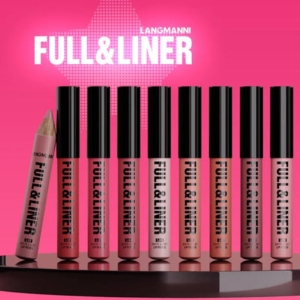 Waterproof Matte Lipliner Pencil Brown Contour Tint Lipstick Pen Long Lasting 6 Color Wooden Lip Liner Pencil Full-lip Makeup