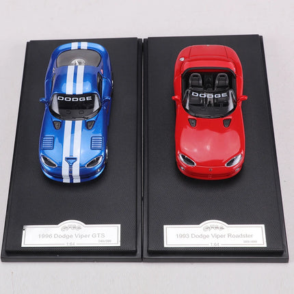 GFCC 1:64 1993 Dodge Viper Roadster/Hardtop Alloy Model Car