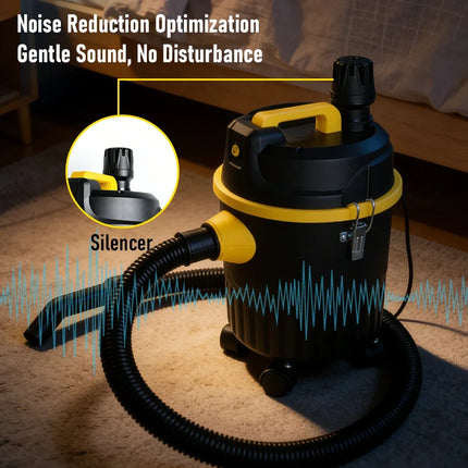 22L High-Power Vacuum Cleaner for Car Home Commercial Use Wet And Dry Large Suction Dust Collector Machine Shop Vacuum Bucket