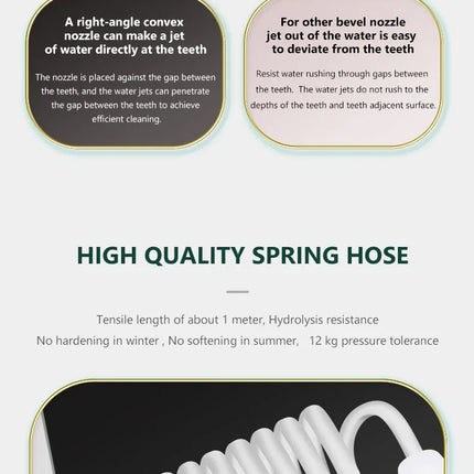 Water Dental Flosser Faucet Oral Irrigator Floss Dental Irrigator Dental Pick Oral Irrigation Teeth Cleaning Machine