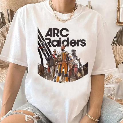 ARC Raiders Printed T-shirt Women Men Summer Fashion Short Sleeve Top Tees Streetwear Y2K Casual T-shirt