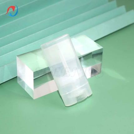 20/30/50pcs 15g White Black Clear Pink Empty Oval Flat Lip Balm Tubes Plastic Perfume Deodorant Containers 15ml Lipstick Tubes
