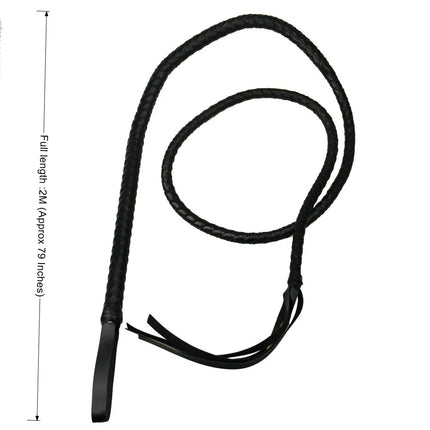 Sex Toy 2M black bullwhip fetish Long Whip Sexy snakewhip SM Tools Whip Role-play Whip BDSM Adult Game 200CM Flirt Toys