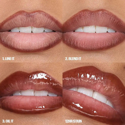 Velvet Brown Lip Liner Pencil Nude Matte Waterproof Non-stick Cup Cherry Red Lip Liner Lip Contour Pen Lipstick Makeup For Woman