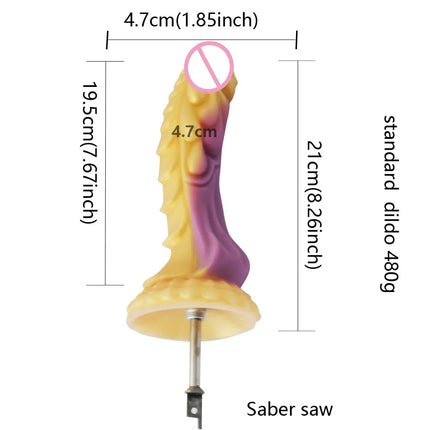 Sex Machine Sav Elastic Contraction Adapter for V-U-LOCK Attachments Dildo Saber Jigsaw Reciprocating Saw A Large Animal Dildo
