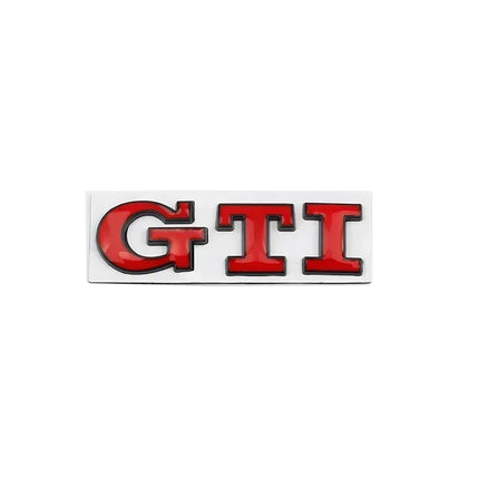 Metal GTI Logo Car Rear Trunk Emblem Side Sticker for Volkswagen VW Golf 4 5 6 7 8 Polo Jetta Tiguan Passat T-Roc MK2 MK5 MK7