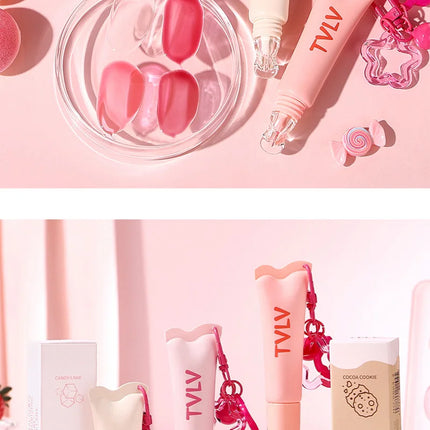 Tvlv Color Lip Gloss Lip Balm Lip Oil Three-In-One |   Autumn and Winter Essential Moisturizing Lip Care, Lip Wrinkle Reduction, Anti-Cracking, and Brightening