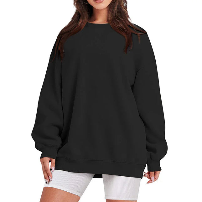 NEW Women Long-sleeve Pullover sports Casual Sweatshirt Women's Round Neck Loose tops spring Autumn Women's sweatshirt