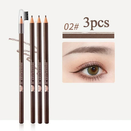 Eyebrow Pencil Waterproof Eyebrow Enhancers Long Lasting Brow Cosmetics Professional Makeup Brow 2mm Ultra-fine Eyebrow Pencil