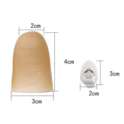 Magic Thumbs Light Toys for Adult Magic Trick Props Blue Light LED Flashing Fingers Halloween Party Toys for Children