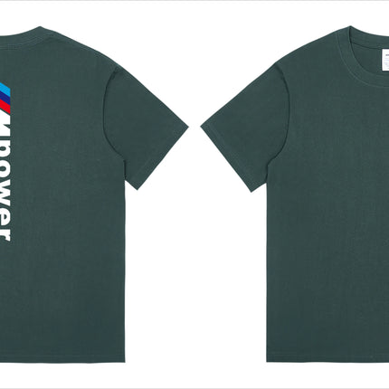 Men's 2026 BMW M POWER Short Sleeved T-shirt Men's Half Sleeved Clothing Custom Team Clothing Motorcycle Riding Clothing Trend