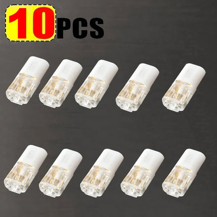 10/20/30/50/100 Pcs D2 Waterproof Plug Wire Connector 2 Pin Way Cable Plug Car Electric Wire Snap Connectors Strip Terminal