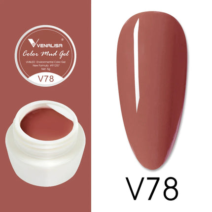 VENALISA Color Mud Gel Pure DIY Nail Art Design UV Gel Polish Professional Manicure Varnishes for Quality Artistry