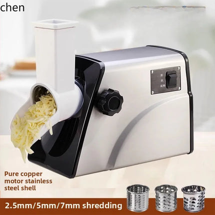 LXC grinder electric commercial automatic cheese slicer stainless steel mozzarella grinder cheese crumble