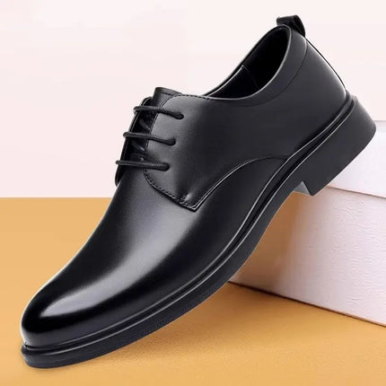 Soft Leather Casual Wedding Shoes for Men New Style Business Formal Breathable Autumn British Korean Version Pointed Toe Groom S