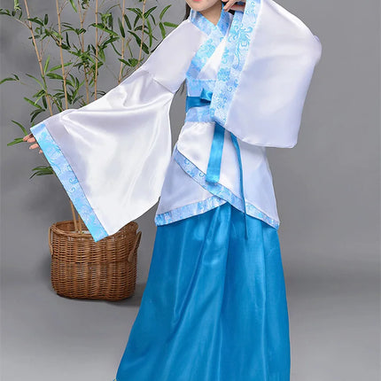 Autumn Two-piece Set Kids Hanfu Cosplay Tang Girl Suit Dance Costume Baby Outfits Ancient Girls Clothing Hanfu Children Suits