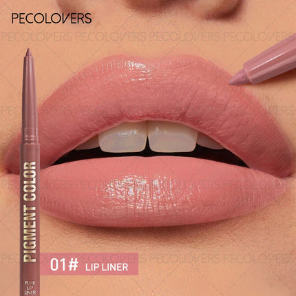1 Pcs Matte Lip Liner Pen, Used As Lip Liner and Lipstick, Oblique Mouth Design Suitable for All Lip Types, Perfect Gifts