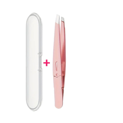 High-Precision Tweezers Stainless Steel Material with Excellent Rubber and Plastic Surface Feel Seamless Slant Tip