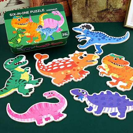 Wooden Puzzle Montessori Toys for Baby 1 2 3 Years Old Kids Alphabet Number Shape Matching Games Children Early Educational Toys