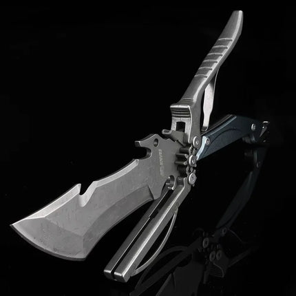 Multi functional scissors, outdoor scissors straight blade, high hardness folding blade