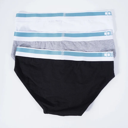 1/3Pcs Cotton Breathable Man Underwear Briefs High-Stretch Men's Sports Briefs Sissy Sexy Low Waist Bikini Underpants Lingerie