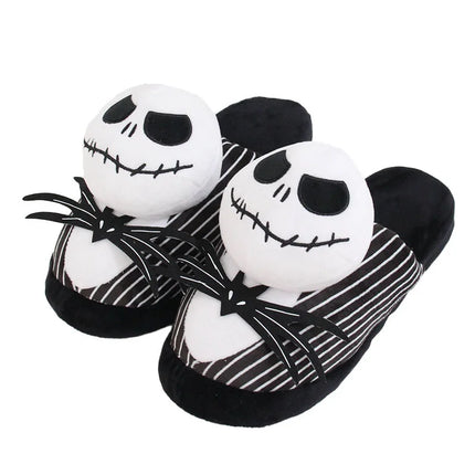 New Panda Bubu And Yier Plush Slippers Cartoon Panda Indoor Couple'S Warm Cotton Slippers Autumn And Winter Gift