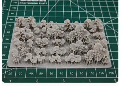 1/35 1/24 Scene Accessories Gravel and Grass Abandoned pipeline Flame effect parts 3D Printing Resin Accessories Fantasy Scene