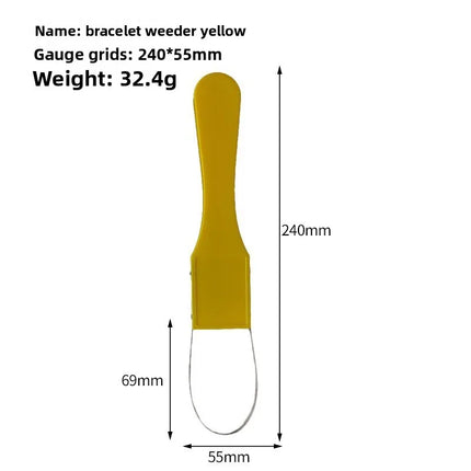 1PCS Hand Loop Weeder Stainless Steel Garden Weeder Puller Easy Effort Saving Weed Removal Non Slip Grip Lawn Yard Weeding Tool