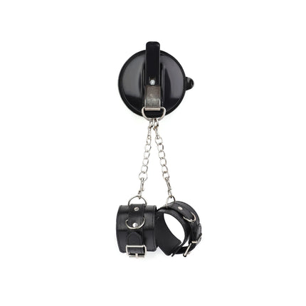 Sex Products PU Leather Handcuffs Footcuffs Sex Bondage Restraints Wrist Ankle Cuffs Product Adult Game Toys for Women Men