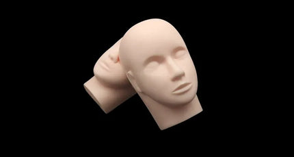Training Mannequin Flat Head Practice Make Up Model Eyelash Extensions